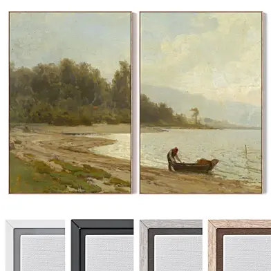 Set of large wall paintings 3697