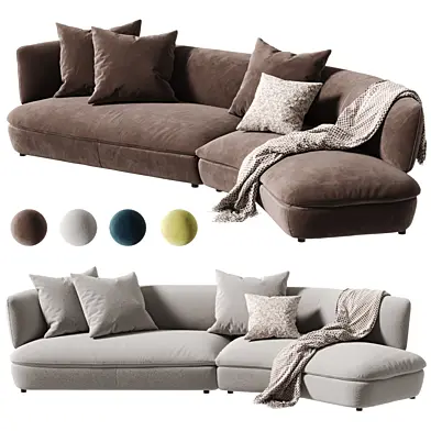 Flexform Quincy Curved Modular Sofa 04