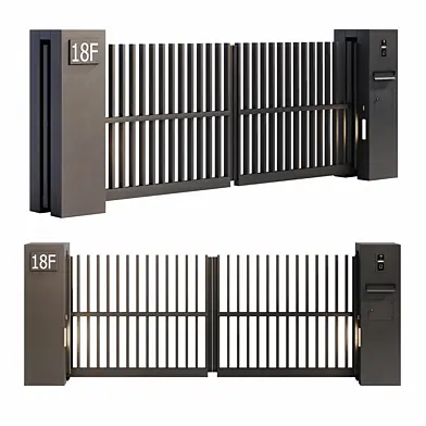 Entrance Gate with Hikvision Intercom