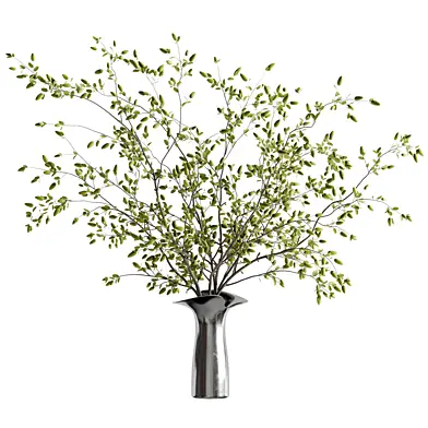 Branch and Cone Bouquet in a Stainless Steel Bottle 200