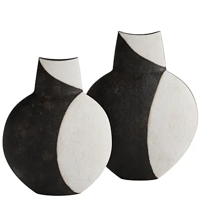 Black and White Vase Form John Ward