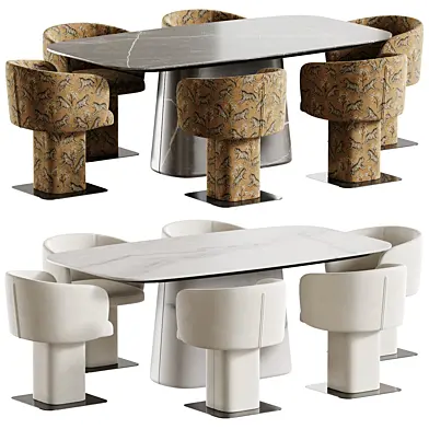Chair marvin fenster and Cattelan Italia Napoleon Keramik