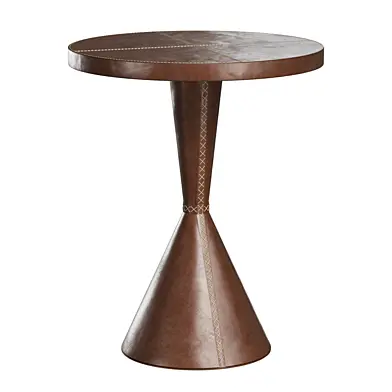 Gabe Leather Accent Table