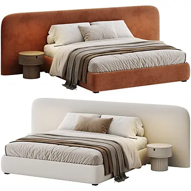 Modern Double Bed - 011