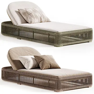 Lezak Outdoor Ralph Ash Sunlounger