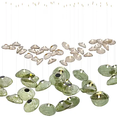 Random Glass Pendant Light By Pinlighting