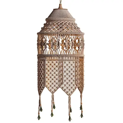 Decorative Macrame Ceiling Lamp 1164