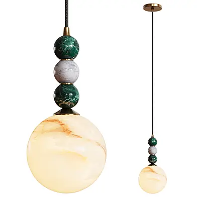 Pendant light 53 - Globe Marble