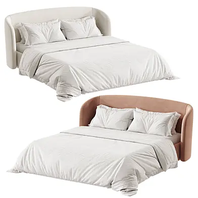 Queen Modern Fortune Bed Handmade by Stylish Club