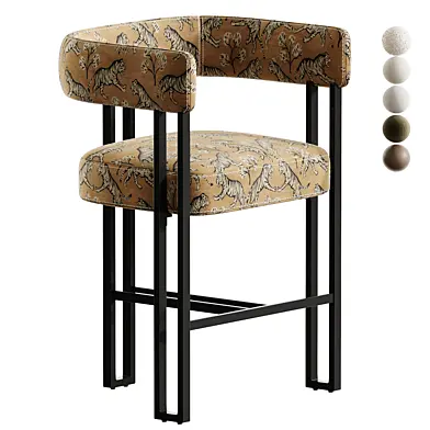 Solid Back Counter Stool