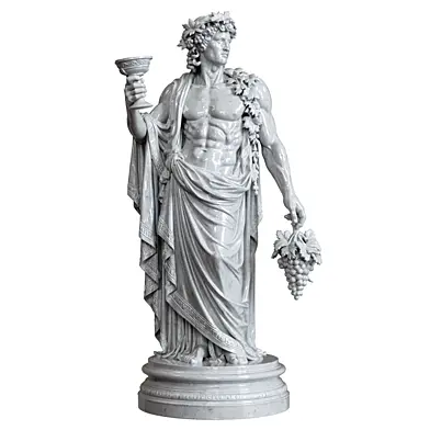 Classical Marble Dionysus Statue