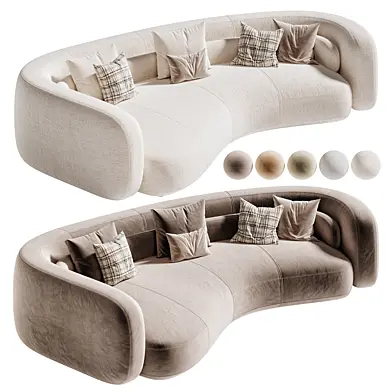 Bezier Sofa 01 by Minotti