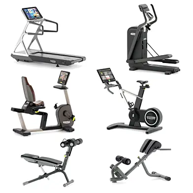 Gym Equipment Fitness Collection Set 001