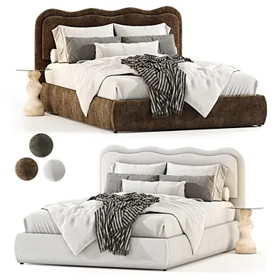 Noemi Queen Boucle bed