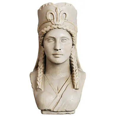 Persian woman bust