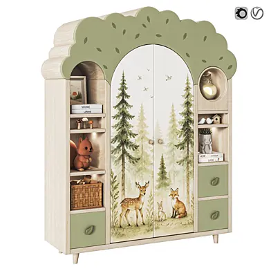 Scandinavian Forest Kids Wardrobe