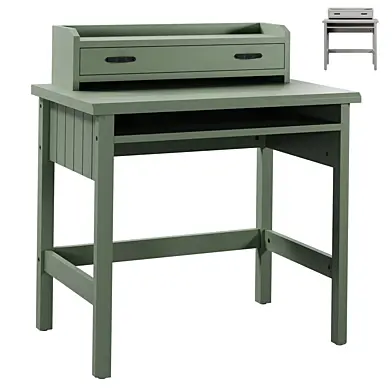 Письменный стол Brytning с надставкой от IKEA 1