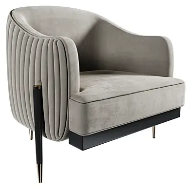 Monarch Channel-Tufted Lounge Chair