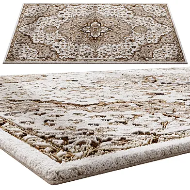 Intricate Persian Medallion Carpet