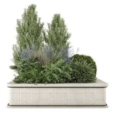 Outdoor Garden Set Bush and Tree_Garden Set 4780
