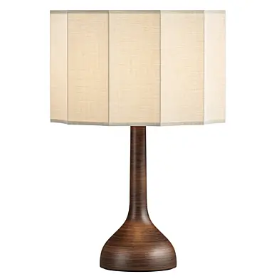 Wabi Sabi Designer Wood Table Lamp