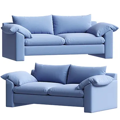 Hoxton Fabric Large 3 Seater Sofa