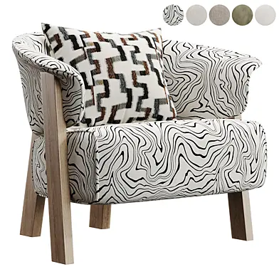 Back Wing Armchair by Cassina