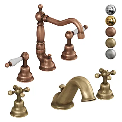 3-hole washbasin mixers Cisal ARCANA