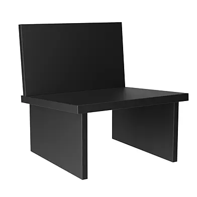 Modern black chair
