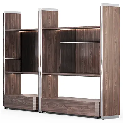 Модульная система хранения от фабрики Minotti, серия Atlas, модули B-F