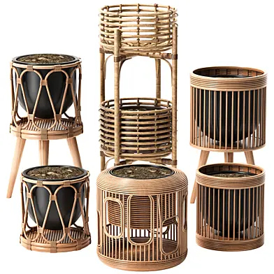 Boho Pot Stand Decoration 08