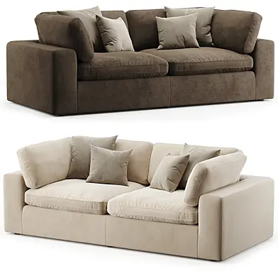 Bloom 3 Seater Sofa Beige | Modani