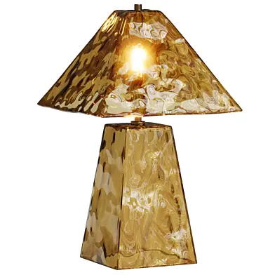M&S All Over Glass Table Lamp