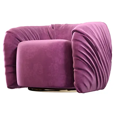 Laura Meroni Velvet Armchair