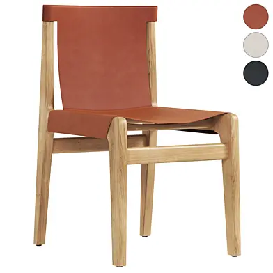 Burano Leather Chair by Balutto Associati