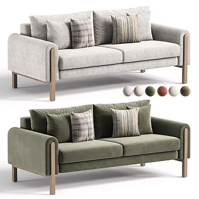 Cordelia Oatmeal Textured  Seater Sofa