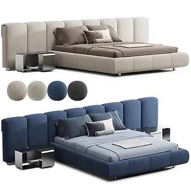 Minotti Ruffle Bed