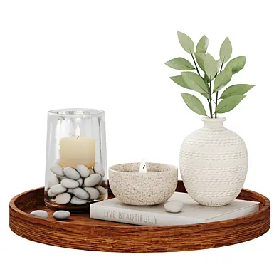 N‑40 Japandi Harmony Tray Decor