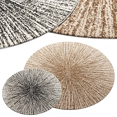 Abstract Ivory Area Rug