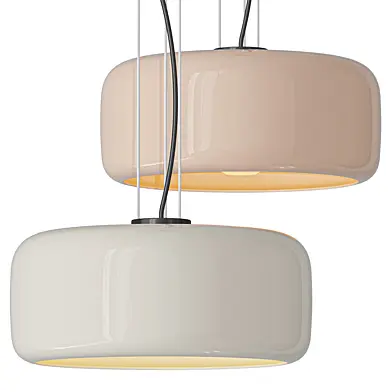 Lunorae Rounded Glass Pendant Lamp