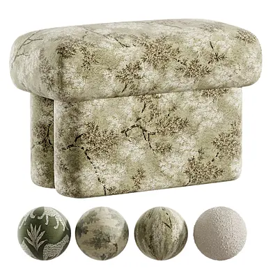 Hayl Pouf by Divan