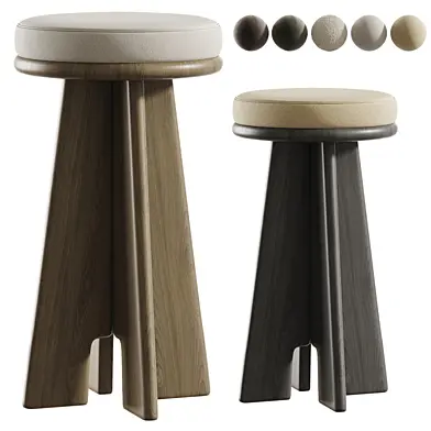 Стул полубарный, Kuru Chair