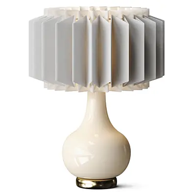 CB2 Blomst Enamel Table Lamp