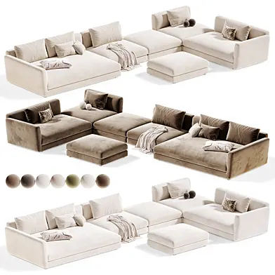 Talenti Miles Modular corner Sectional Sofa