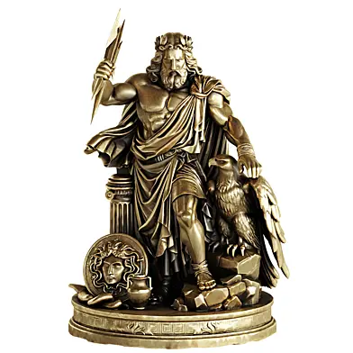 Zeus the Thunder King Sculpture