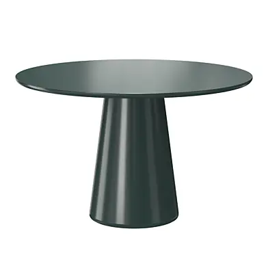 Urbia Mona Lacquered Glass Round Dining Table