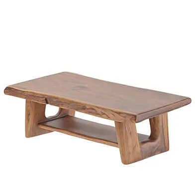 Reclaimed Driftwood Coffee Table – Modern Solid Wood Live Edge Table