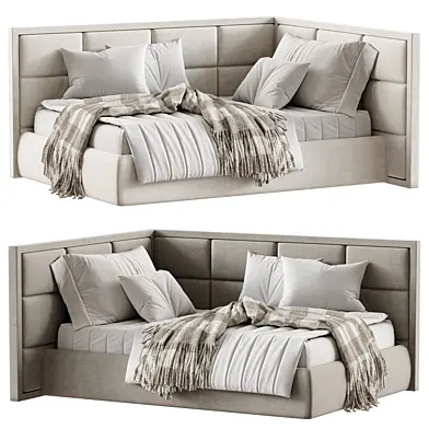 Milan single kids bed