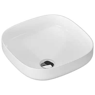 ELEGANT-1 Раковина керамическая накладная 380х380х150