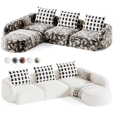 Martina Corner Modular Sofa By KaveHome
